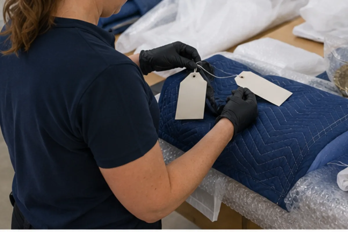 Houston water damage contents inventory and protection record